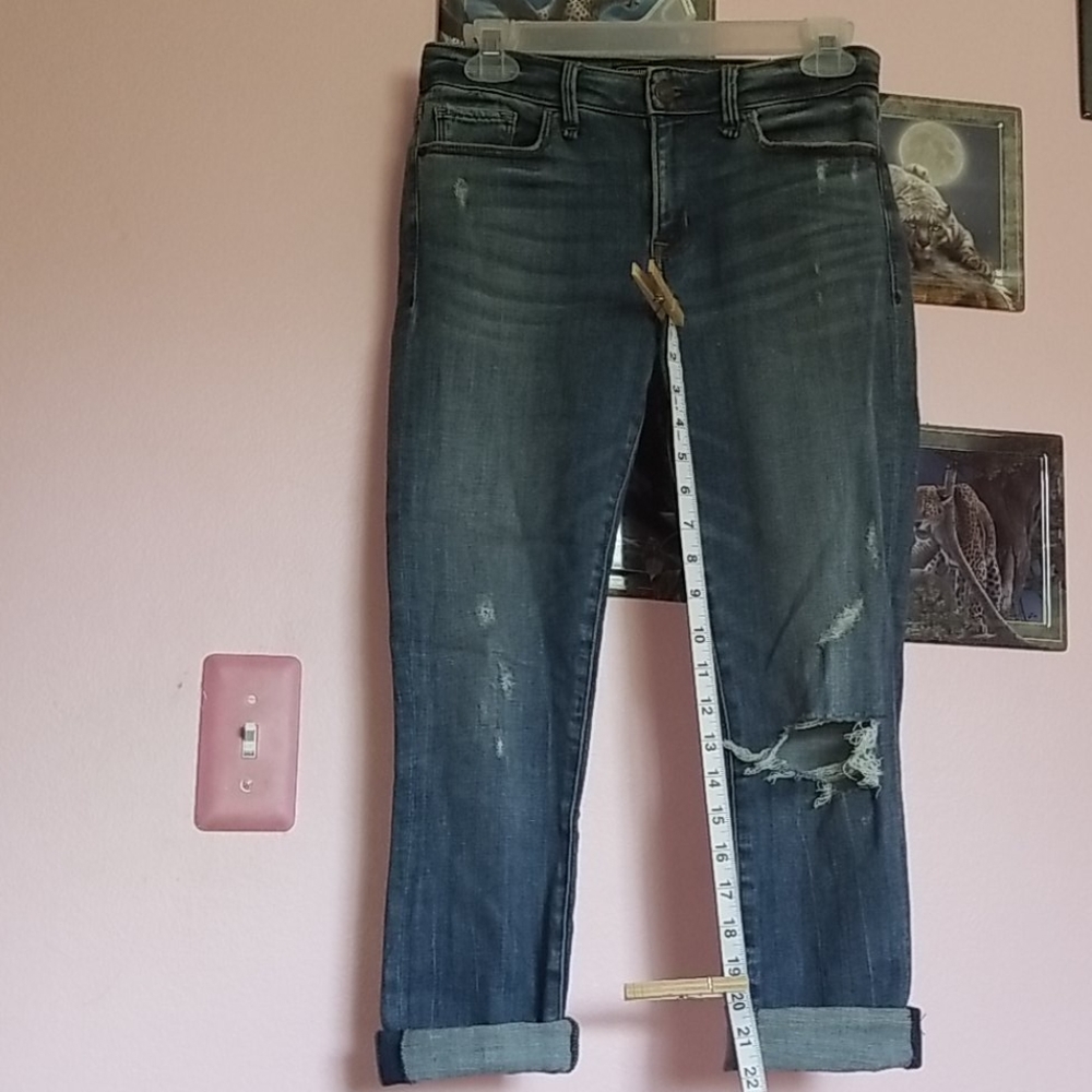 Distressed capris - Picture 3 of 3